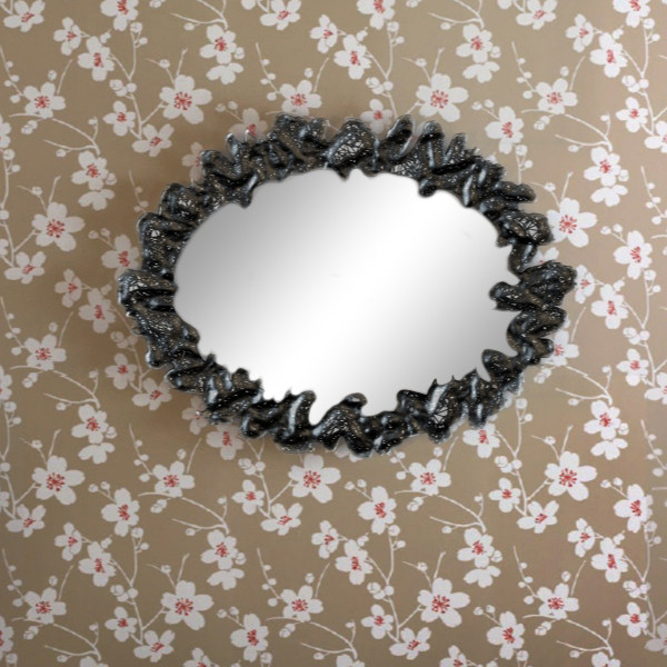 abstract flower frame mirror 3d 3ds - Abstract flower frame mirror by RTEwork