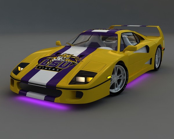 3d ferrari f40 model - Ferrari F40 by Who_Dat