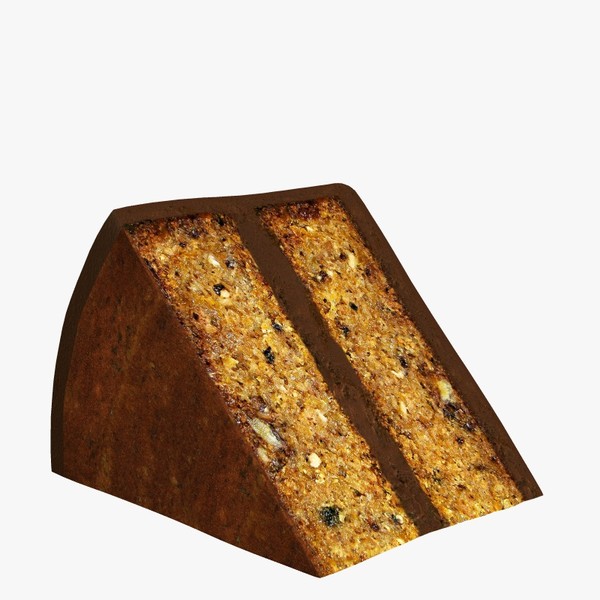 walnut cake 3d model - Walnut Cake by mvn