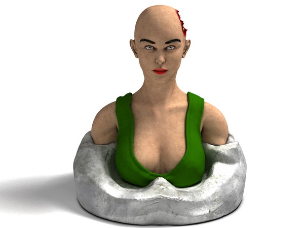 obj bust girl severe head - Girl with severe Head Injury... by scyrus