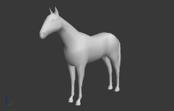 3ds max horse - HORSE_lowpoly... by RinoZ