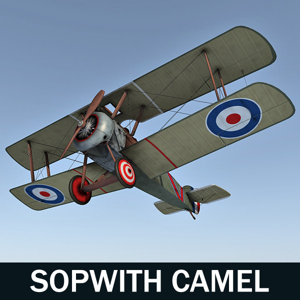 sopwith camel 3d model - Sopwith camel by Eric.Levi