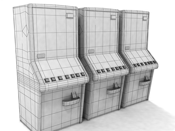 maya slot machine - Slot Machine 03 by 3dsam79