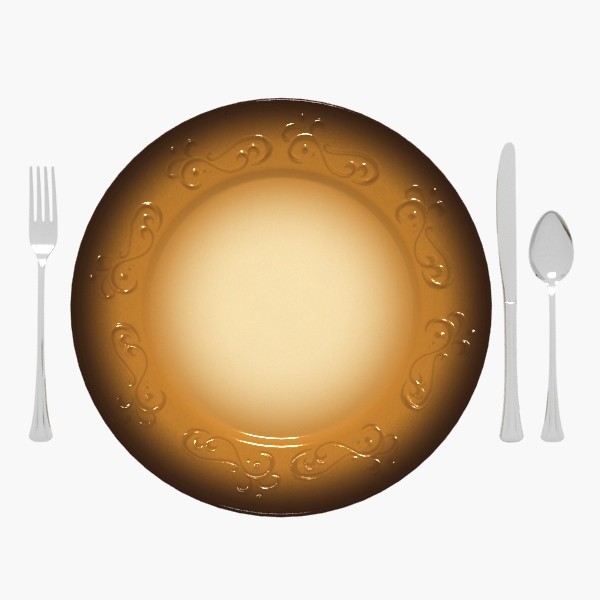 max traditional dinner table - Traditional Dinner Table by Jessup3D