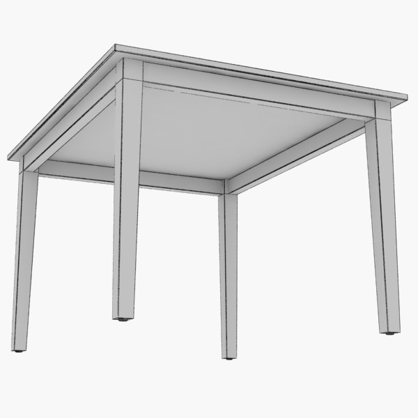 max traditional dinner table - Traditional Dinner Table by Jessup3D