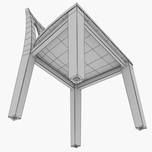max traditional dinner table - Traditional Dinner Table by Jessup3D