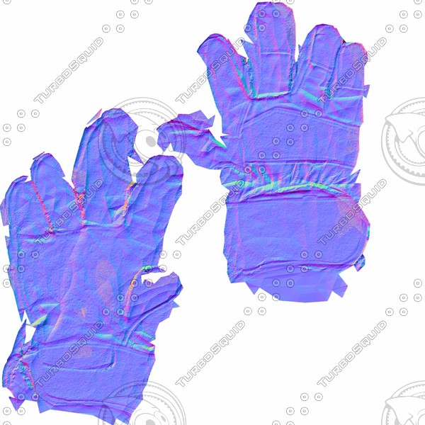 suede glove 3ds - suede glove by edikm1