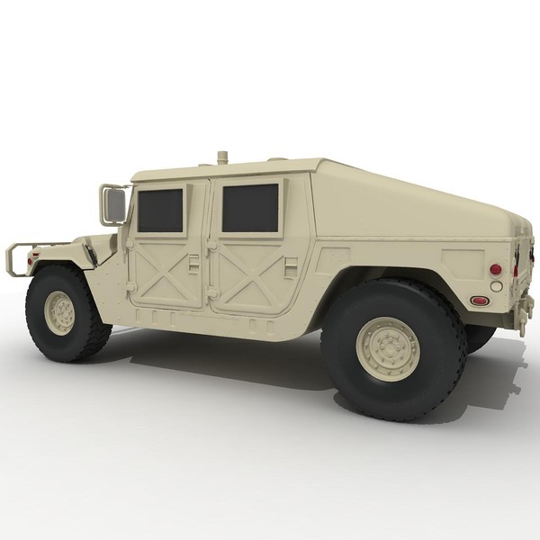 humvee 3d obj - Humvee by virtualciti