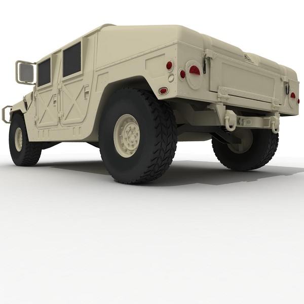 humvee 3d obj - Humvee by virtualciti