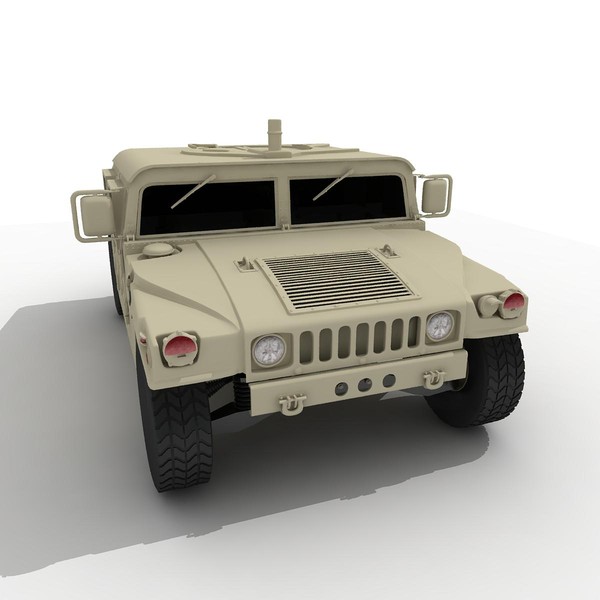 humvee 3d obj - Humvee by virtualciti