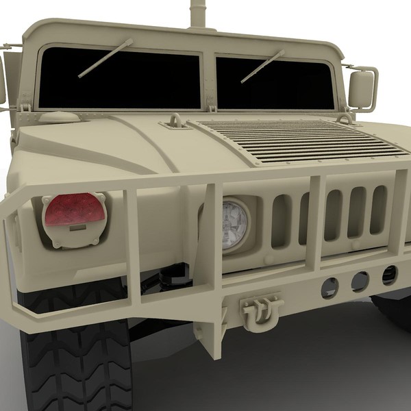 humvee 3d obj - Humvee by virtualciti