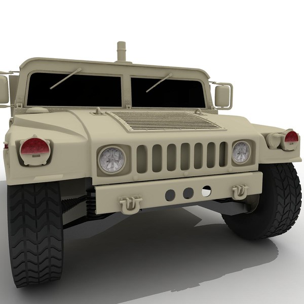 humvee 3d obj - Humvee by virtualciti