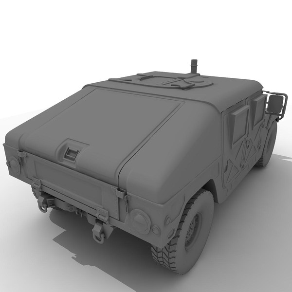 humvee 3d obj - Humvee by virtualciti