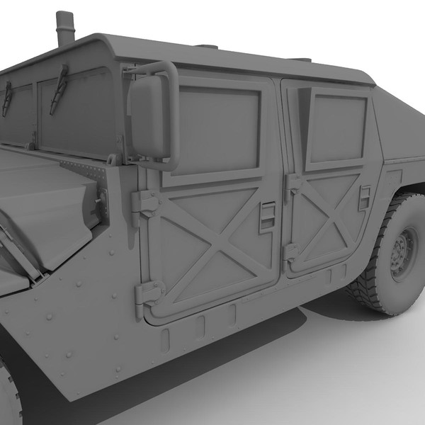 humvee 3d obj - Humvee by virtualciti