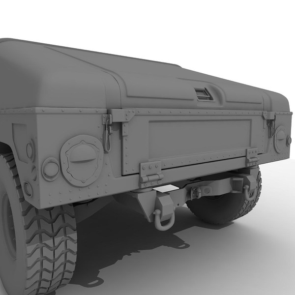 humvee 3d obj - Humvee by virtualciti