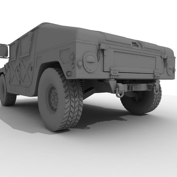 humvee 3d obj - Humvee by virtualciti