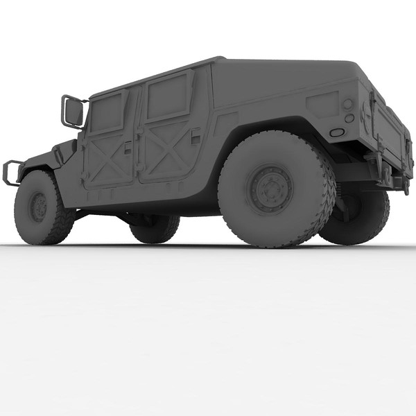 humvee 3d obj - Humvee by virtualciti