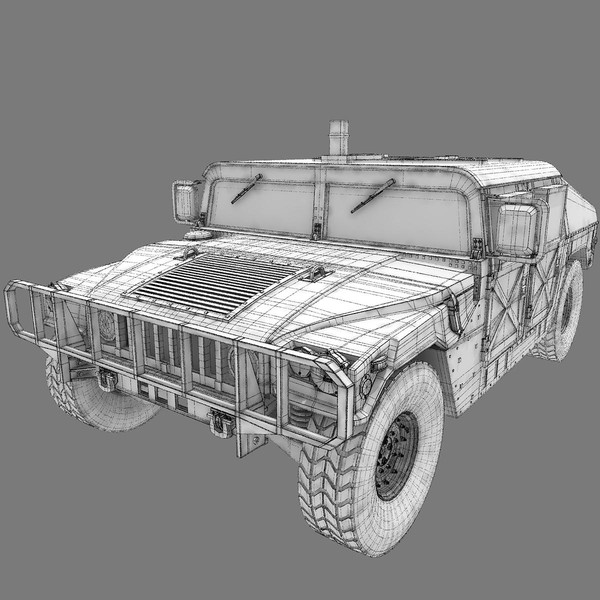humvee 3d obj - Humvee by virtualciti