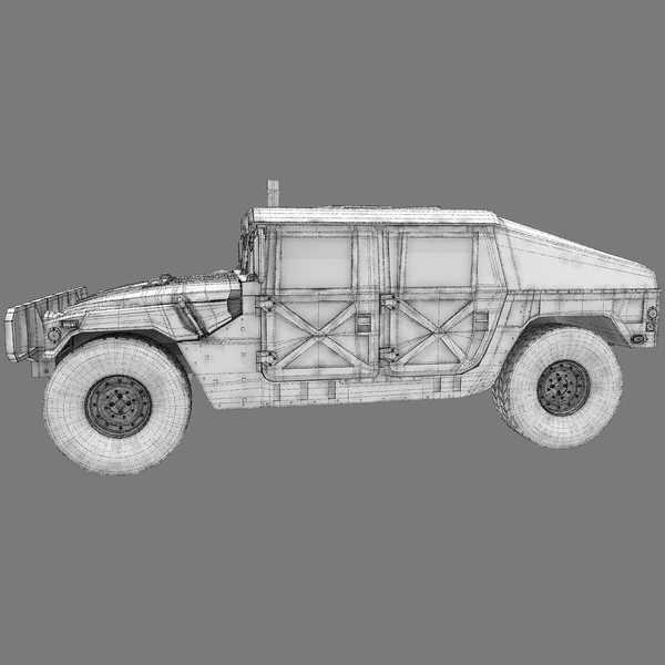 humvee 3d obj - Humvee by virtualciti