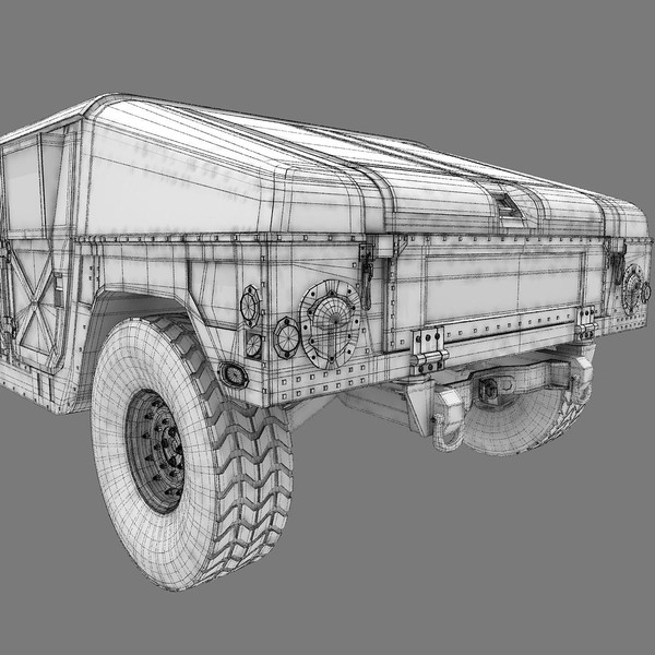 humvee 3d obj - Humvee by virtualciti