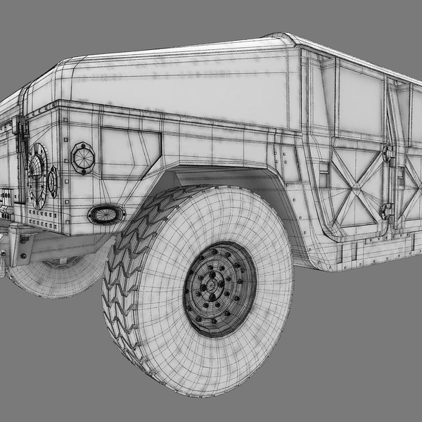 humvee 3d obj - Humvee by virtualciti