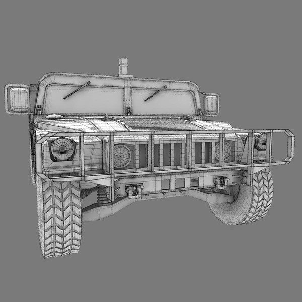 humvee 3d obj - Humvee by virtualciti