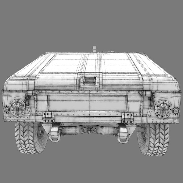 humvee 3d obj - Humvee by virtualciti