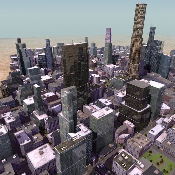 3d parametrically building level model - RT City Starter... by ES3DStudios