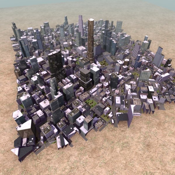 3d parametrically building level model - RT City Starter... by ES3DStudios