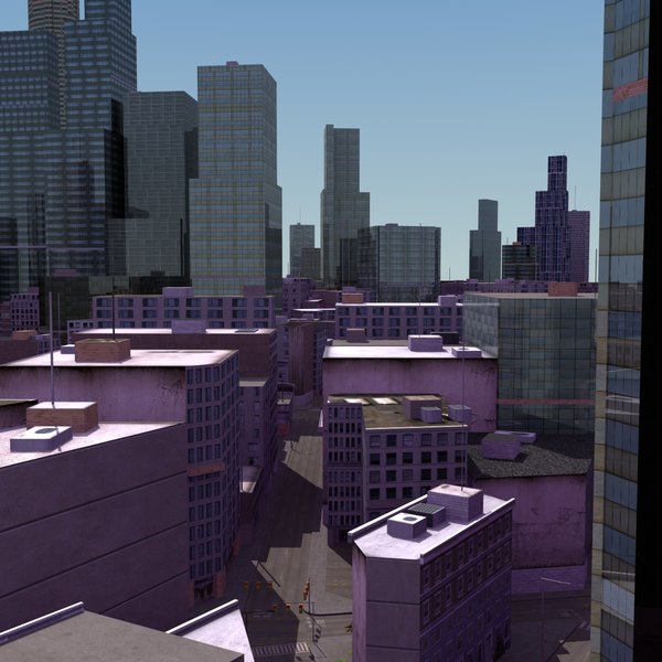 3d parametrically building level model - RT City Starter... by ES3DStudios