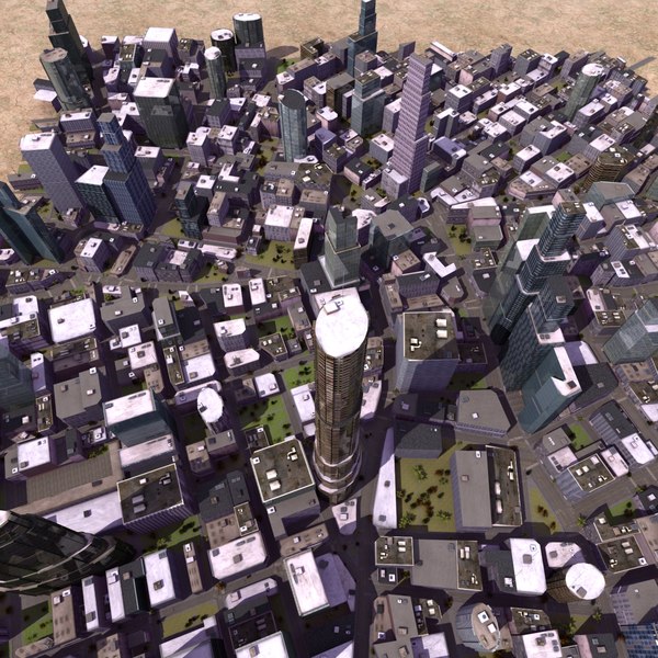 3d parametrically building level model - RT City Starter... by ES3DStudios