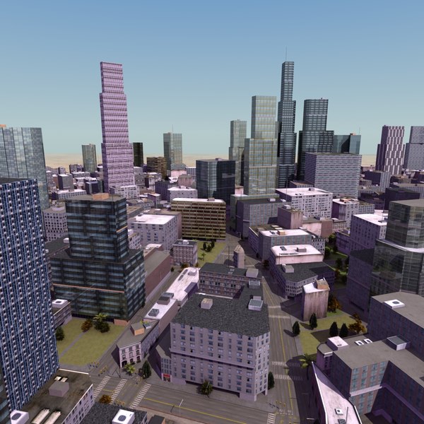 3d parametrically building level model - RT City Starter... by ES3DStudios