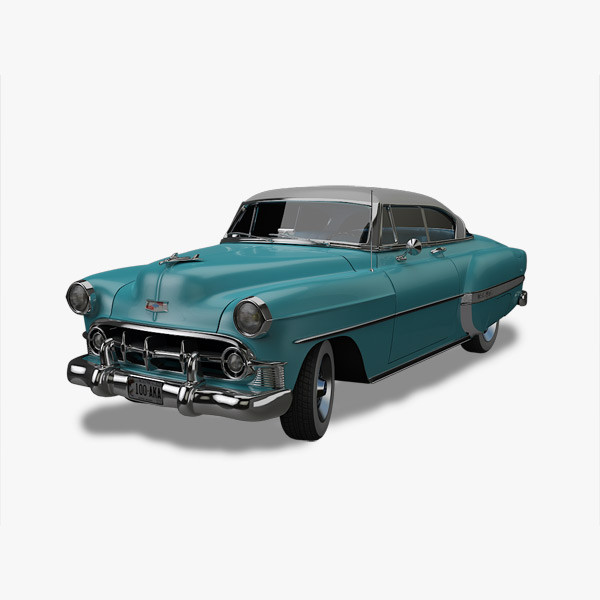 vintage car 3d model - Chevrolet Bel Air 1953 by guillaume_44