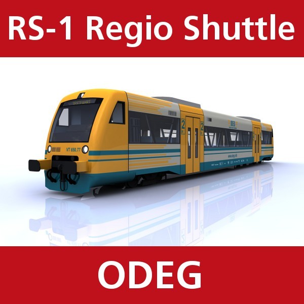 3ds rs-1 regio shuttle passenger train - RS-1 Regio Shuttle - ODEG by AliceFromLake