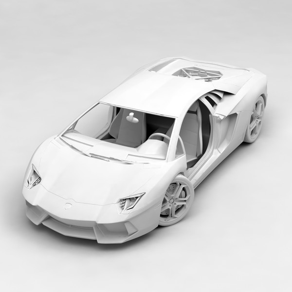 lamborghini aventador lp700 3d 3ds - Lamborghini Aventador LP700-4 by SamJigga