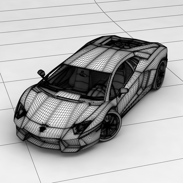 lamborghini aventador lp700 3d 3ds - Lamborghini Aventador LP700-4 by SamJigga