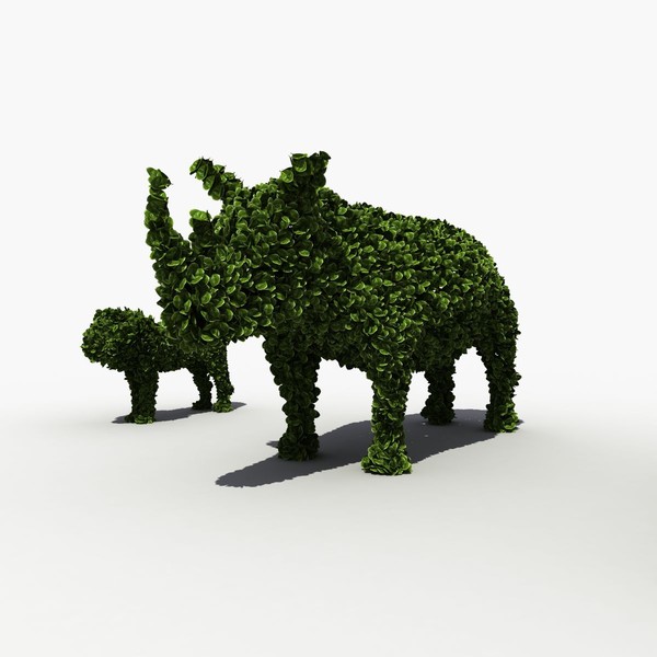 3d model bushes animals - Bush Animals by 3D Graphics