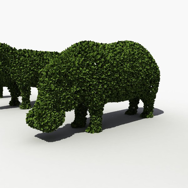 3d model bushes animals - Bush Animals by 3D Graphics
