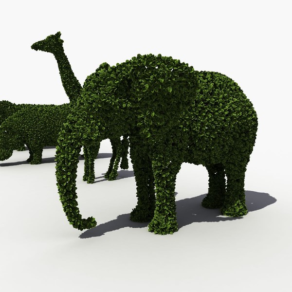3d model bushes animals - Bush Animals by 3D Graphics