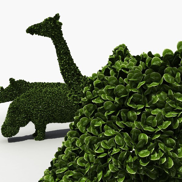 3d model bushes animals - Bush Animals by 3D Graphics