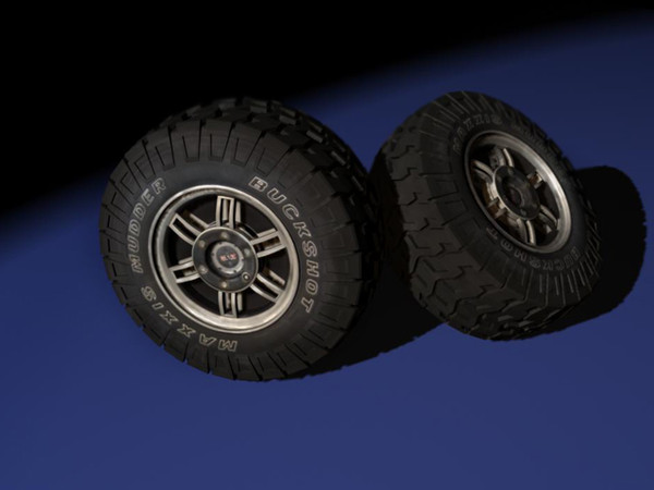 sports tyre 3d ma - Sports Tyre by lekshman