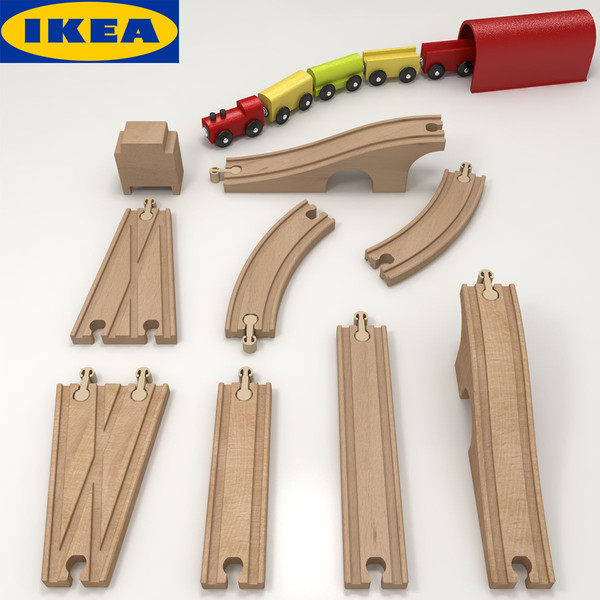 3d model ikea railroad road - IKEA Railroad by CrownTail