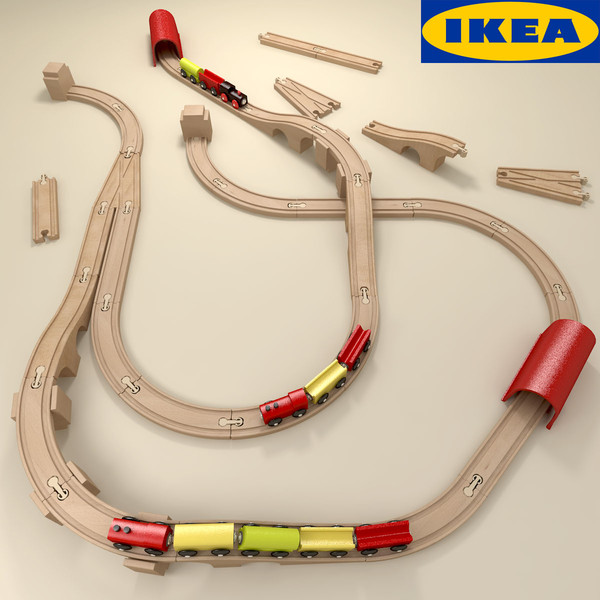 3d model ikea railroad road - IKEA Railroad by CrownTail