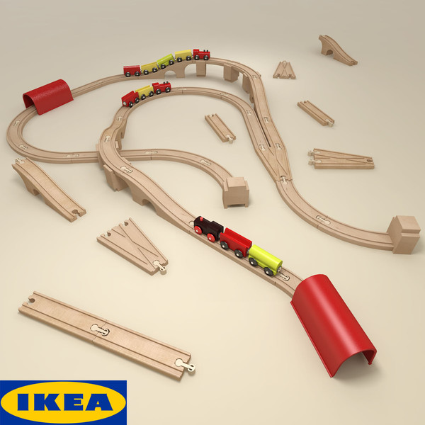 3d model ikea railroad road - IKEA Railroad by CrownTail