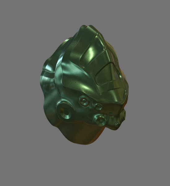 3d human helmet model - Helmet by dentonvanzan