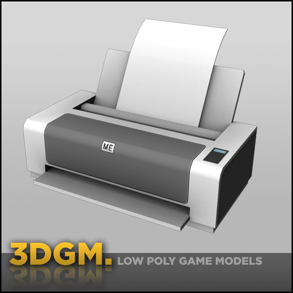 3d printer modern 3dgm - printer modern 3DGM by 3D Game Models