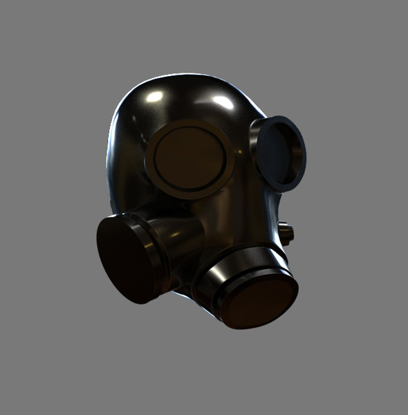 3d model gas mask - Gas Mask by dentonvanzan