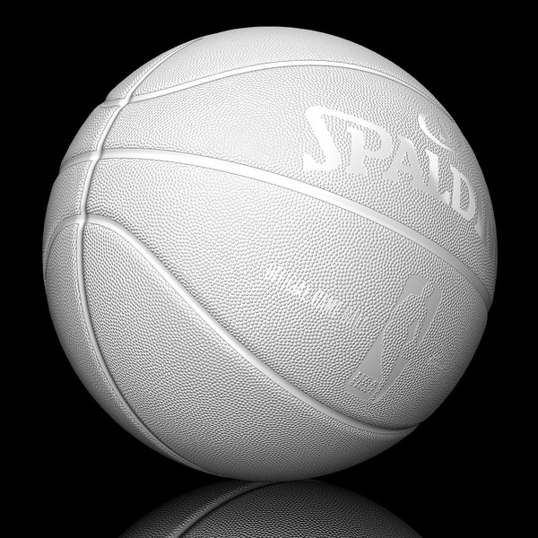 basketball ball 3d model - Basketball Spalding by bubble3D
