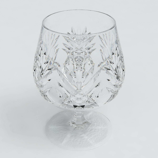 crystal glass obj - Brandy Glass by Gravistar
