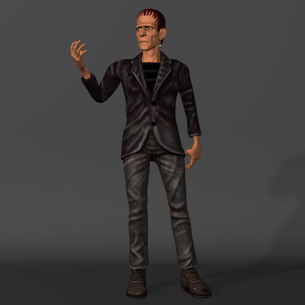 3d frankenstein - Frankenstein by novaart